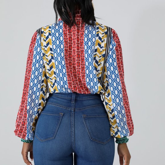 Pattern Blouse - Picture 2 of 4